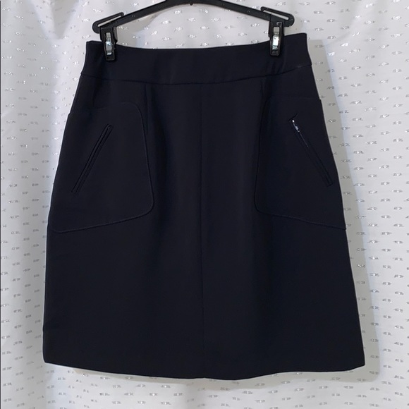 Harve Bernard Navy Blue A Line Skirt NWT - Picture 2 of 9